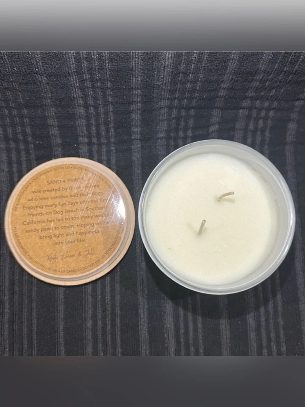Sand + Paws Honeycrisp Harvest 12oz. 2-Wick Candle~NEW!